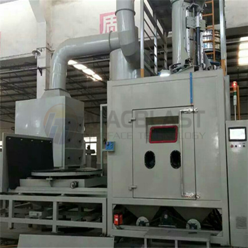 推车转盘自动喷砂机