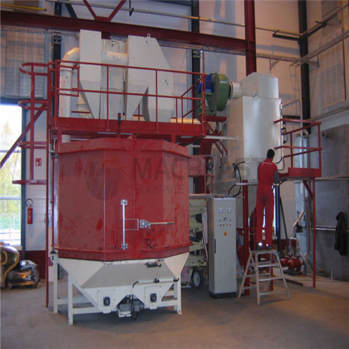 高效转台式抛丸清理机1800