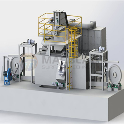 列车轮抛丸清理机 