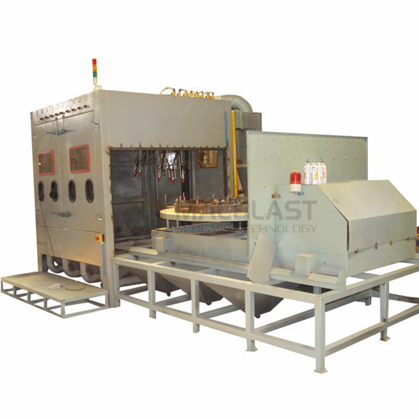 转盘式自动喷砂机