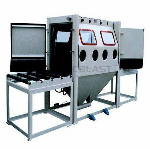 紧凑型双工位手动喷砂机