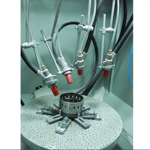 单转盘自动喷砂机